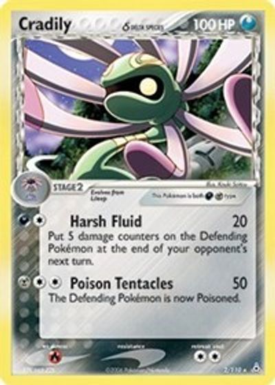 Cradily (Delta Species) card art