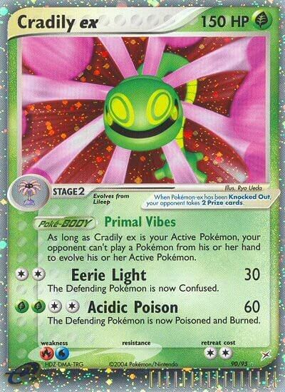 Cradily ex card art