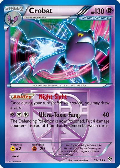 Crobat (Team Plasma) card art