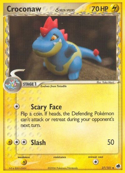 Croconaw (Delta Species) card art