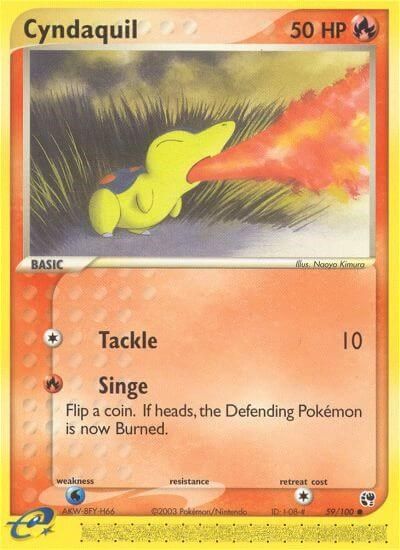 Cyndaquil card art