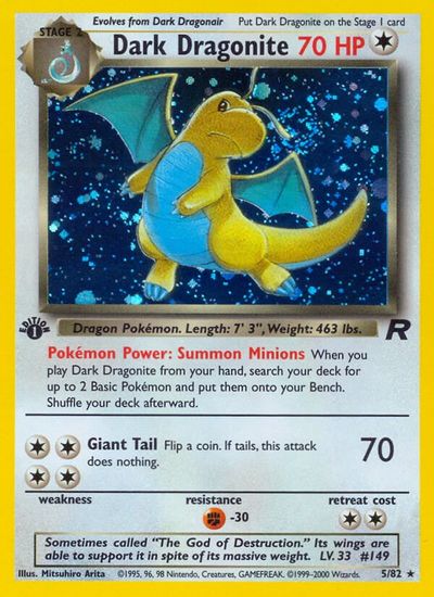 Dark Dragonite (5) card art