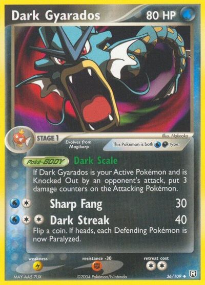 Dark Gyarados card art