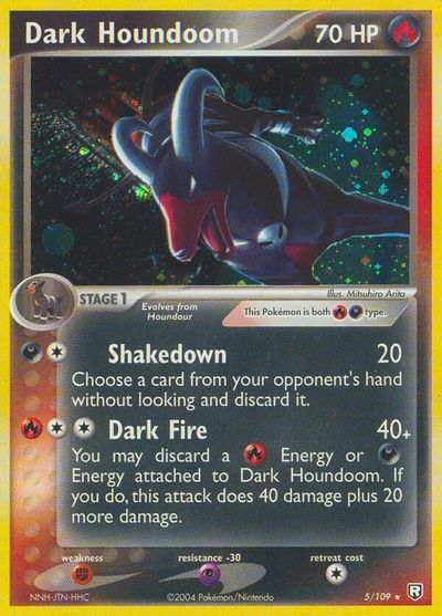 Dark Houndoom - 005/109 card art