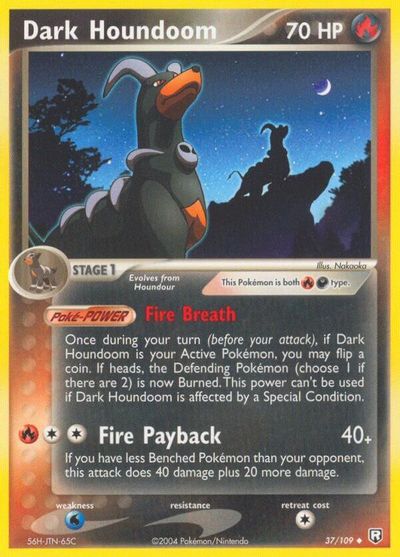 Dark Houndoom - 037/109 card art