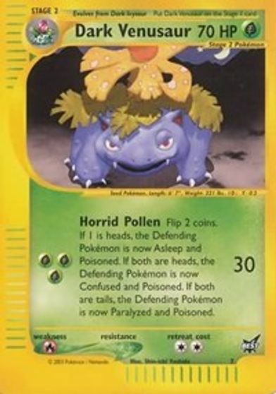 Dark Venusaur - 7 card art