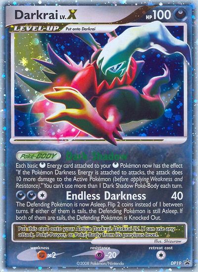 Darkrai LV.X - DP19 card art