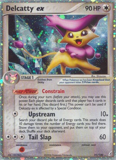 Delcatty ex card art