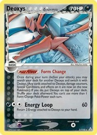 Deoxys (Delta Species - Attack Forme) card art