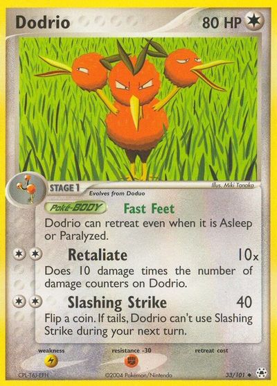 Dodrio card art