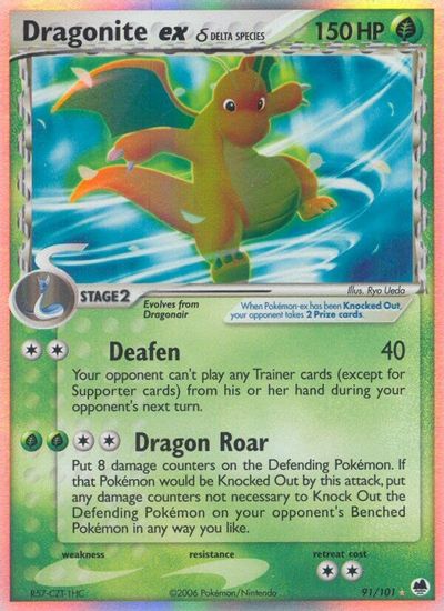 Dragonite ex (Delta Species) card art