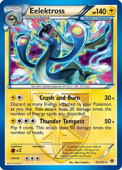 Eelektross (Team Plasma) card art