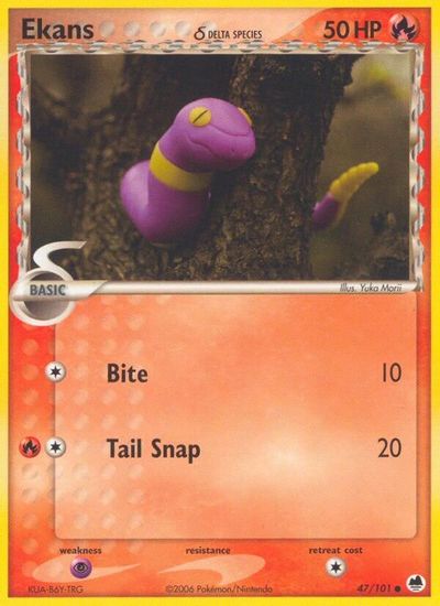 Ekans (Delta Species) card art