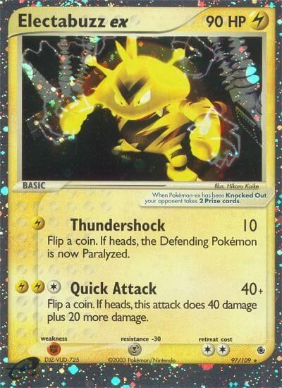 Electabuzz ex card art