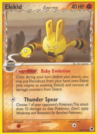 Elekid (Delta Species) card art
