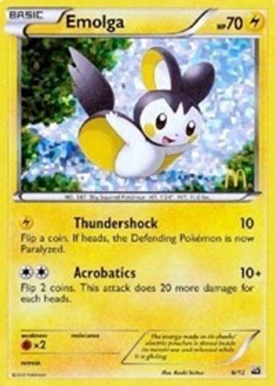 Emolga - 6/12 card art
