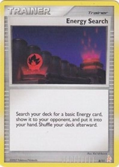 Energy Search (Lucario) card art