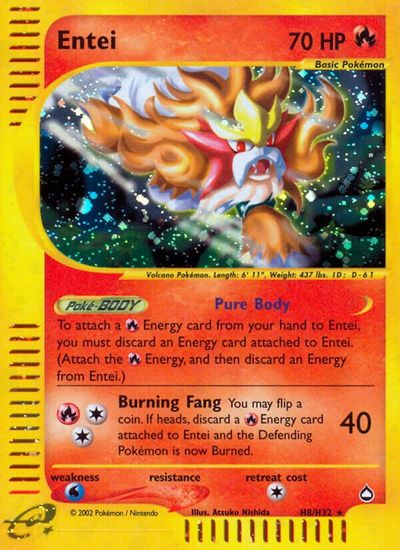 Entei (H8) card art