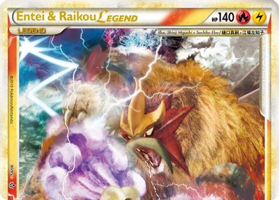 Entei & Raikou Legend (top) card art