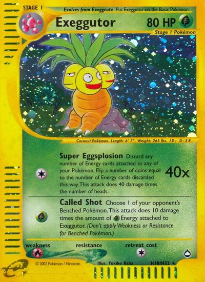 Exeggutor (H10) card art