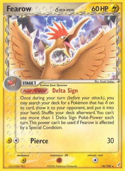 Fearow (Delta Species) card art