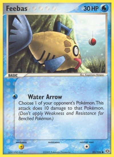 Feebas - 050/106 card art