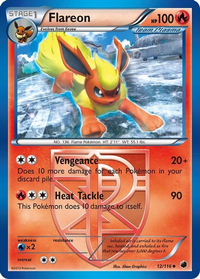 Flareon (Team Plasma) card art