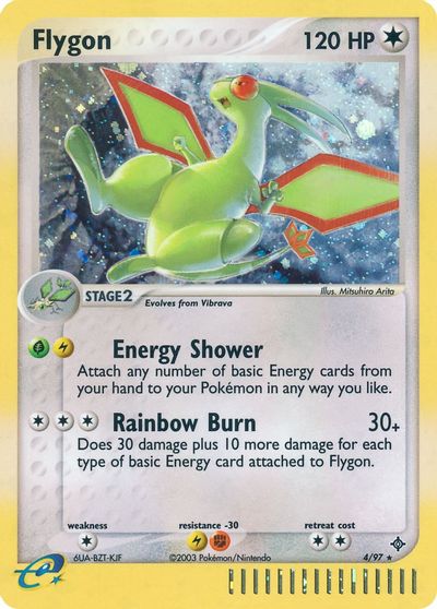 Flygon - 4/97 card art