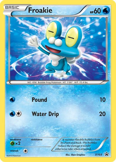 Froakie - XY03 card art