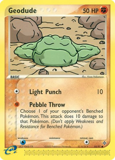 Geodude - 55/97 card art