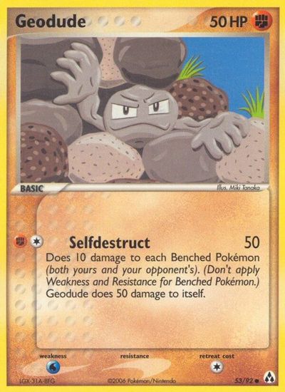 Geodude card art