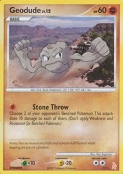 Geodude card art