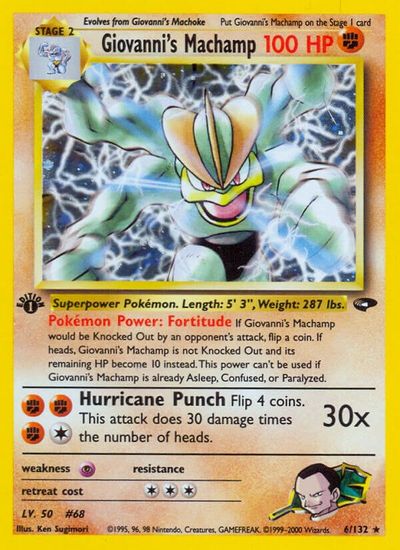 Giovanni's Machamp card art