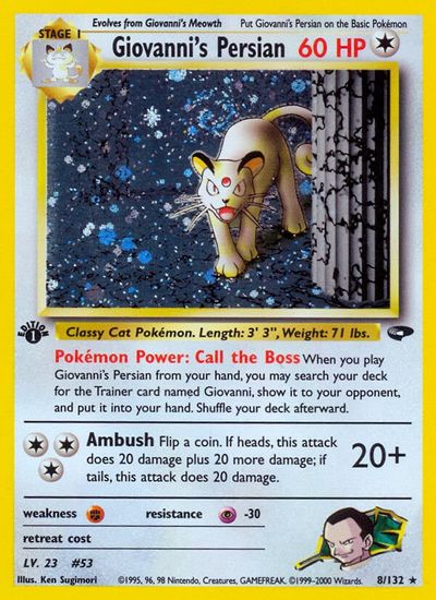 Giovanni's Persian card art
