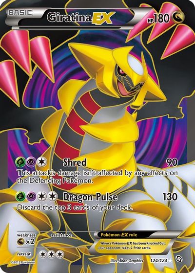 Giratina EX (124 Full Art) card art
