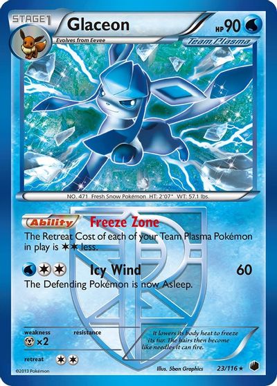 Glaceon (Team Plasma) card art