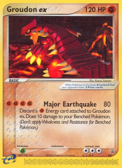 Groudon ex - 002 (Nintendo Power Magazine) card art