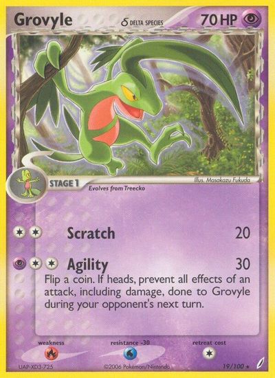 Grovyle (Delta Species) card art