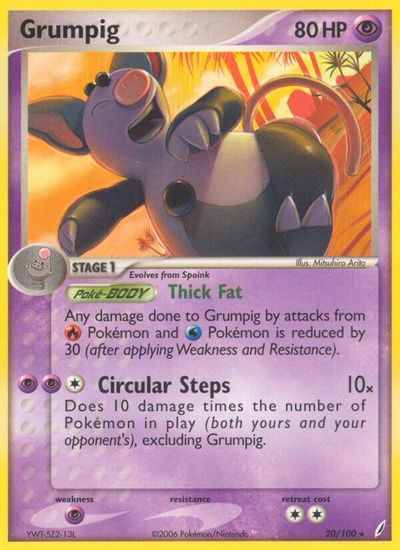 Grumpig card art