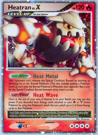 Heatran LV.X - DP31 card art