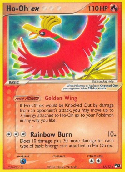 Ho-Oh ex (Non-Holo) card art