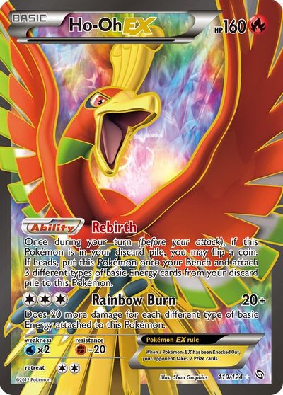 Ho-Oh Ex (119 Full Art) card art
