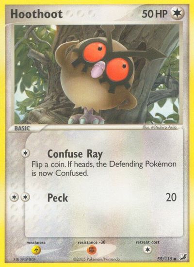 Hoothoot card art