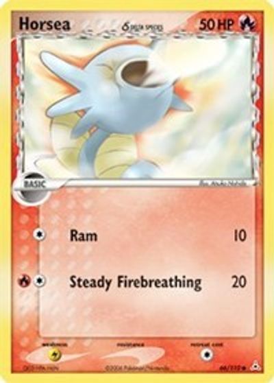 Horsea (Delta Species) card art