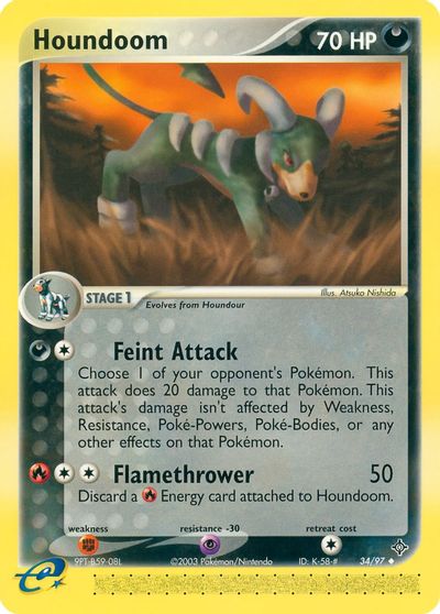Houndoom card art