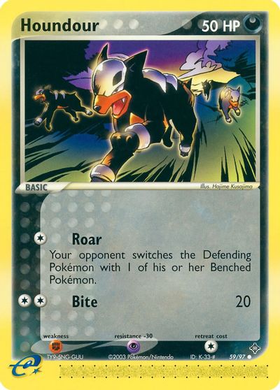 Houndour card art