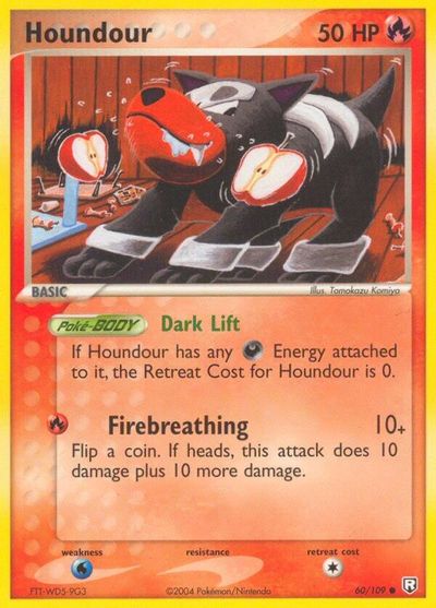 Houndour - 060/109 card art