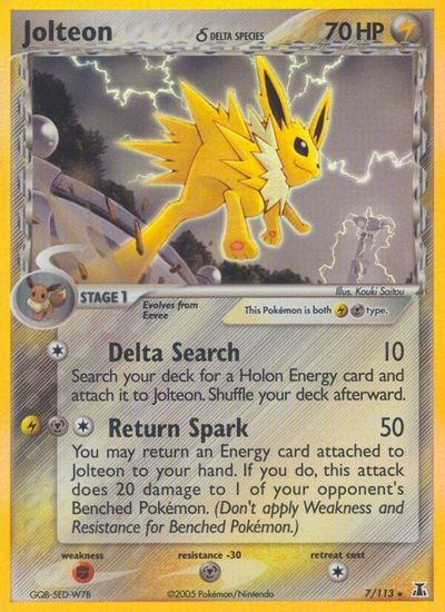 Jolteon (Delta Species) card art
