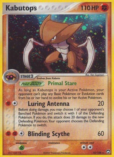 Kabutops card art