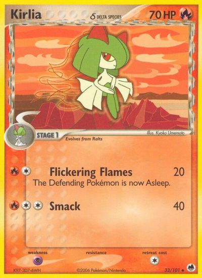 Kirlia (Delta Species) card art